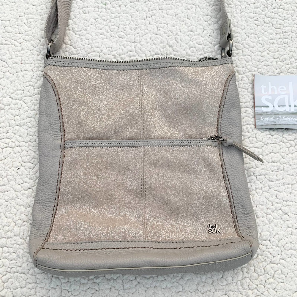 The Sak Grey Lucia Crossbody Bag - Picture 3 of 10